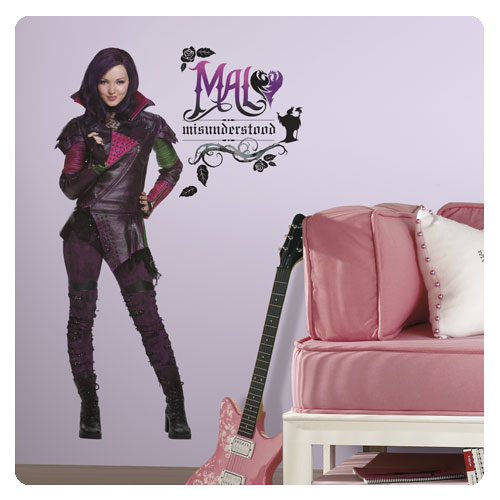 Descendants Mal Peel and Stick Giant Wall Decal